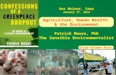Dr. Patrick Moore - Agriculture, Human Health, and Environment: Confessions Of A Greenpeace Dropout