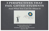 3 Perspectives that Fail Gifted Students