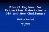 Fiscal Regimes for Extractive Industries: Old and New Challenges