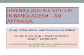 Juvenile Justice system in Bangladesh - An Appraisal