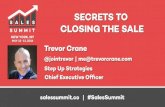 Secrets to Closing the Sale - Trevor Crane, Step Up Strategies