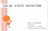 Solid state detector mamita