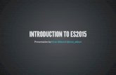 Introduction to ES2015