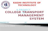 College transport management system