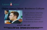 China versus West: Business Culture