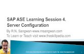 Sap ase learning session 4 server configuration parameters
