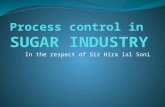 Process control in sugar industry