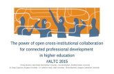 Cross institutional collaboration for connected cpd in he