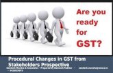 Indian Goods and Service Tax - Procedural Aspect