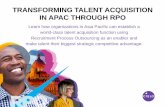How to Transform Talent Acquisition in Asia Pacific through RPO