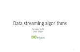 Data streaming algorithms