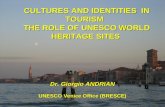 Identities and cultures in tourism: the role of UNESCO World Heritage sites