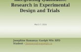 Integrating Qualitative research in experimental design and trials
