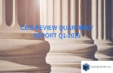 CEIS Review Q1 2015
