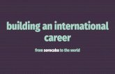 building an international career