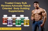 Trusted crazy bulk reviews advocate result oriented body building supplements