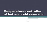 Temperature controller of hot and cold reservoir
