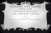 [Challenge:Future] Explore and Share new Job Opportunities (or Create them)