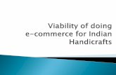 Ecommerce Website Development: Viability of doing e-commerce for Indian Handicrafts