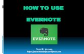 How to use Evernote and makes taking notes much easier.