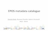 EPOS metadata catalogue