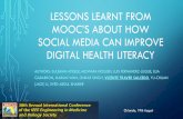 Lessons learnt from MOOCs about how Social Media can improve digital health literacy