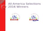 2016 All-America Selections Winners