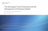 The Norwegian fiscal framework and the management of petroleum wealth - Colin Forthun, Norway