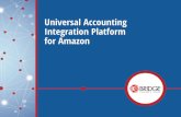 Universal Accounting / ERP Integration Platform for Amazon