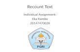 Recount Text ppt