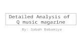 Detailed analysis of q magazine