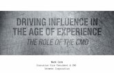 Influence or Ownership: The role of the CMO in brand experience and personalization