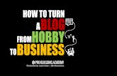 How to Turn Your Blog from Hobby to Business