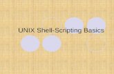 Unix shell scripting basics