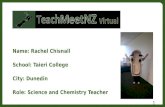 Rachel Chisnall #teachmeetNZ presentation