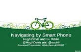 Navigating on bikes using a smartphone