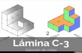 Solución de vistas: lámina C-3