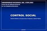 Control social... opinion publica