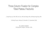 Three column fixation for complex PROXIMAL TIBIA FRACTURES