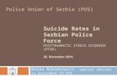 Suicide Rates in Serbian Police Force