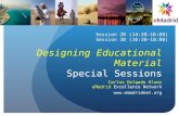 EDUCON16 "Designing Educational Material" by Carlos Delgado Kloos. Universidad Carlos III de Madrid. 11/04/2016.