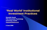 Long term responsible investment and Institutional Investors
