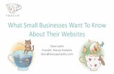 What Small Business Clients Want To Know About Their Websites