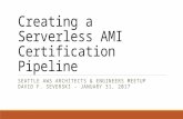 Creating a Serverless AMI Certification Pipeline