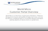 World Micro Portal Training Presentation