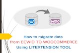 How to move Ecwid to WooCommerce by LitExtension