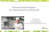Sari Väänänen, EkoCentria - Environmental Passport for Catering Service Personnel