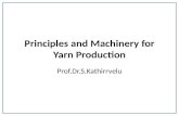 Principles and machinery for yarn production