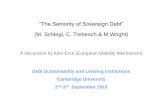 Aitor Erce's discussion of "The Seniority Structure of Sovereign Debt"