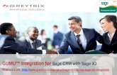 Gumu™ integration for Sage CRM with Sage X3